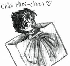 Chibi Hiei-chan for YOU! by SenayDragon