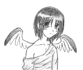 Depressed lil Angel Boy ^^ by SenayDragon
