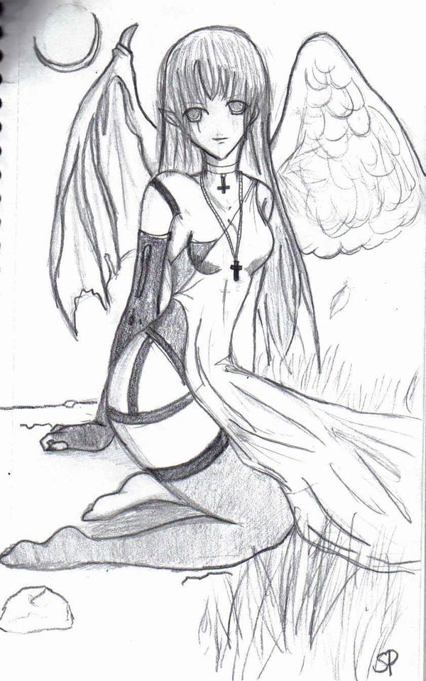 angel/demon girl by Seraku