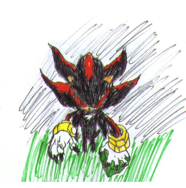 Shadow the Hedgehog-Devil form by Seraph_Strife89