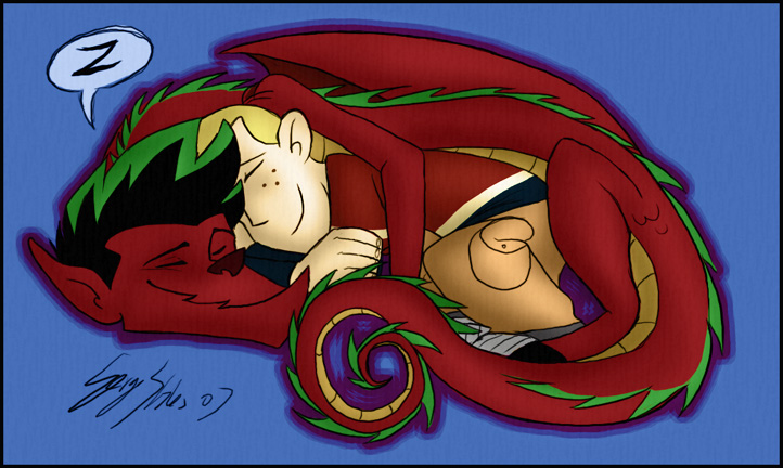 Dragon Pillow by SergeStiles
