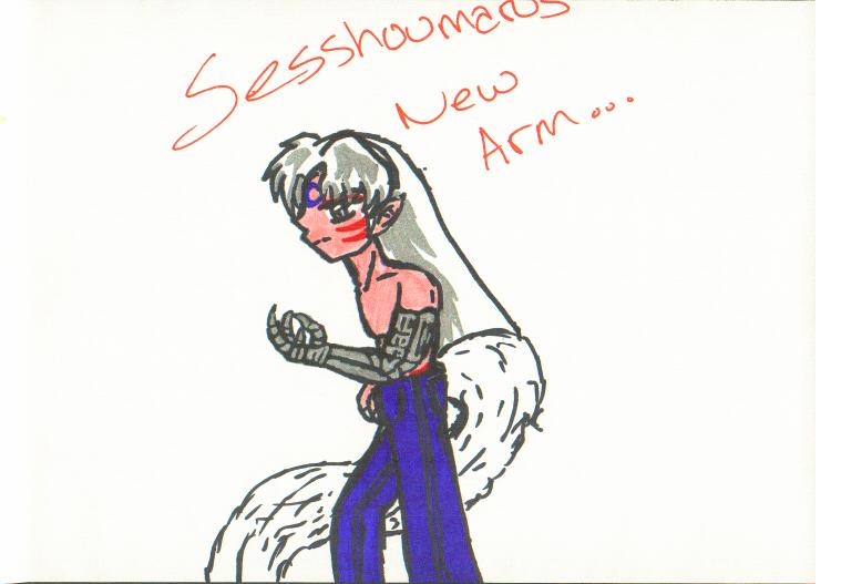 Sesshoumaru's New Arm by SesshoSama_Gurl