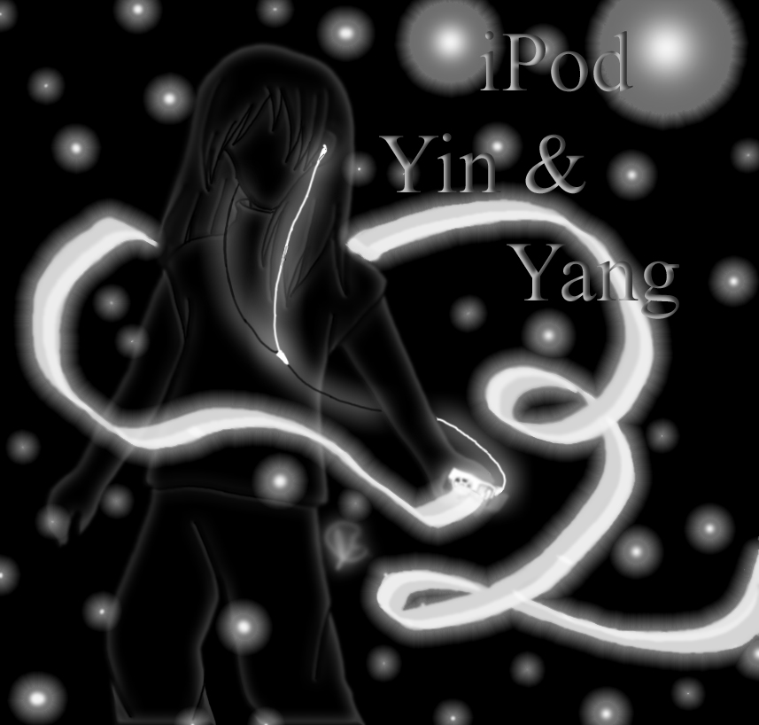 iPod Yin and Yang by SesshomarusMoonlite