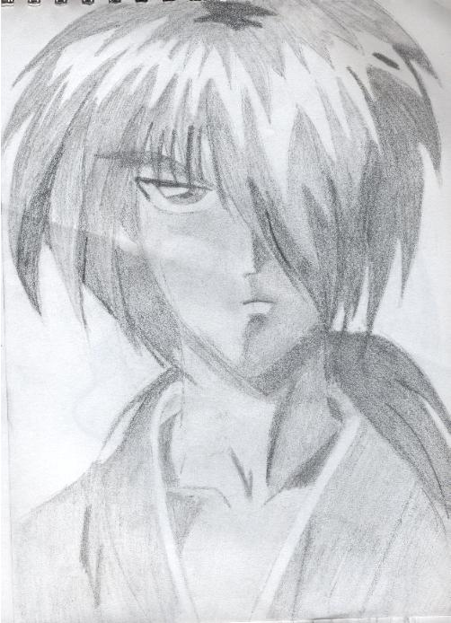 Kenshin, all cool-like by Sesshoumaru_wears_makeup