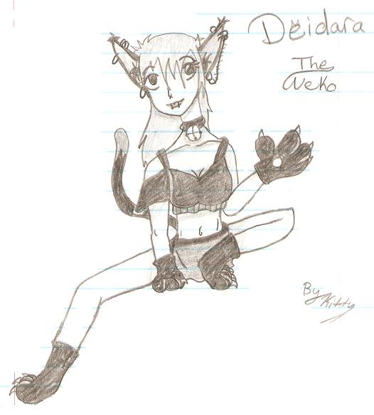 Deidara The Neko by Sesshy_Hiei_Luvr
