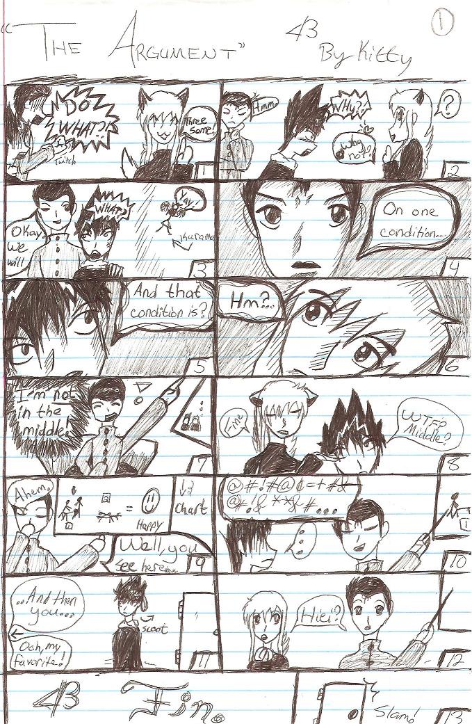 The Argument (Part 1-Comic) by Sesshy_Hiei_Luvr