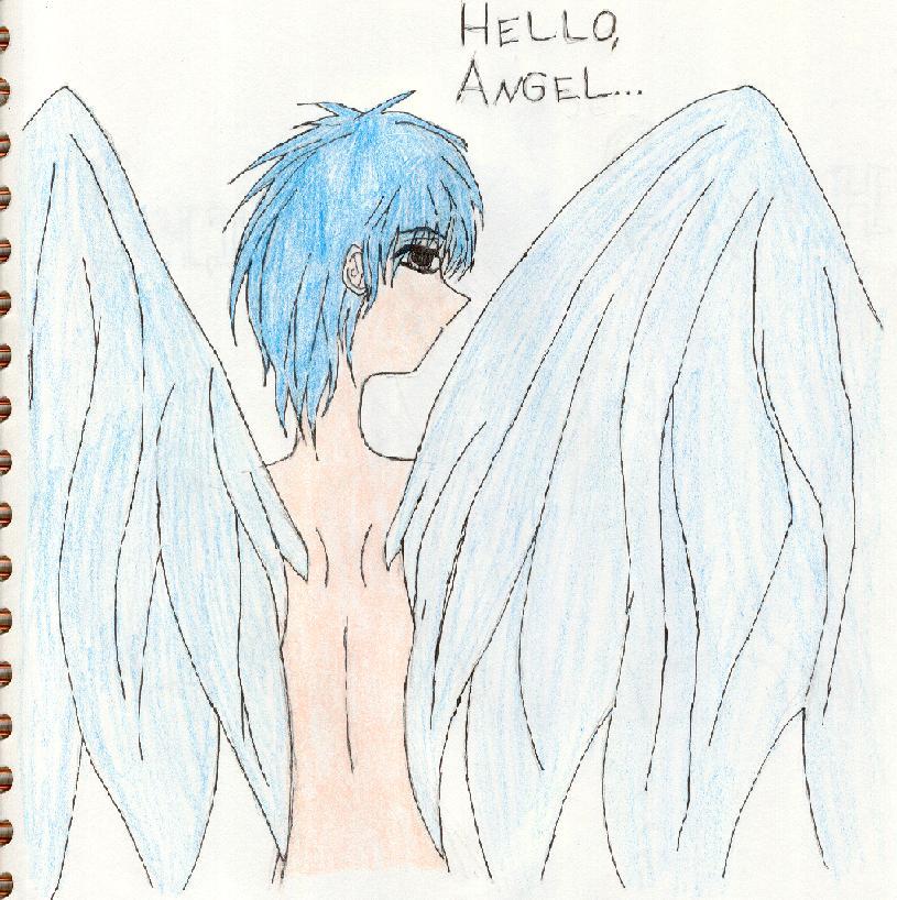 Hello, Angel...(colored) by SethsRazorbladeBitch