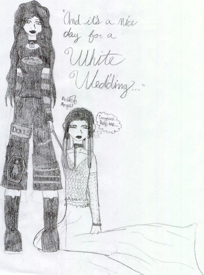 Morti's White Wedding by SethsRazorbladeBitch