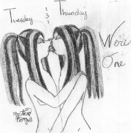 Tuesday + Thursday by SethsRazorbladeBitch