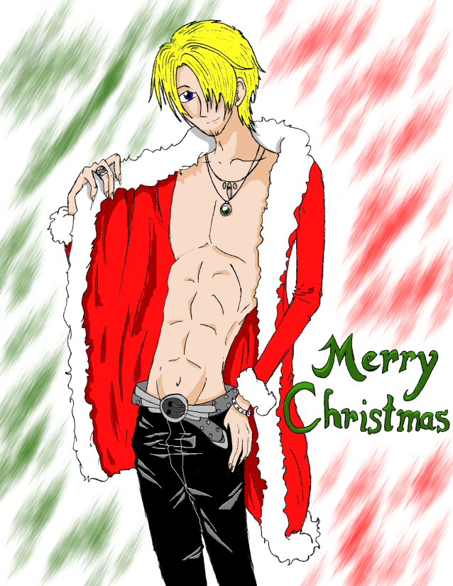 Merry Christmas From Sanji by SetoAngel01