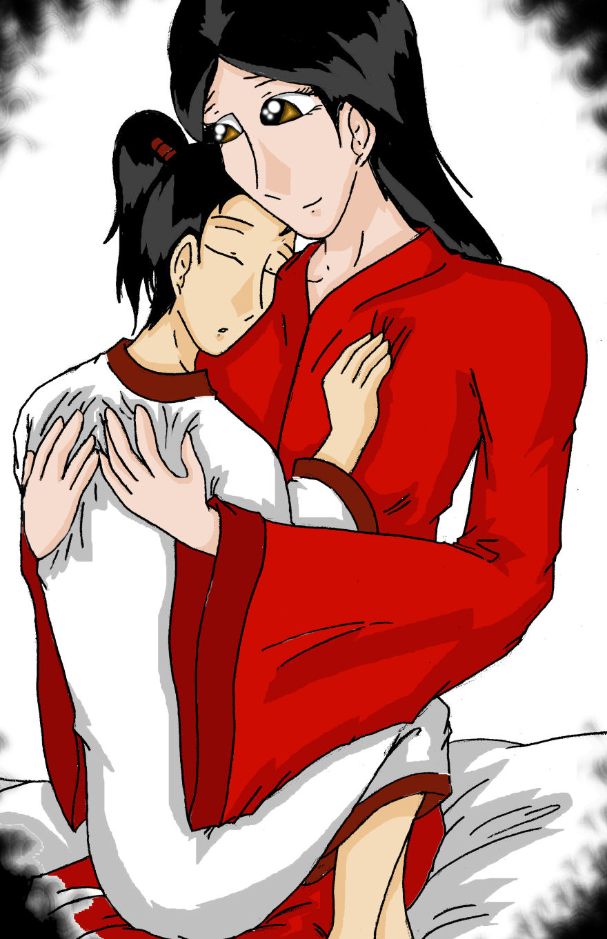 Young Zuko Sleeping in Irsa's Arms by SetoAngel01