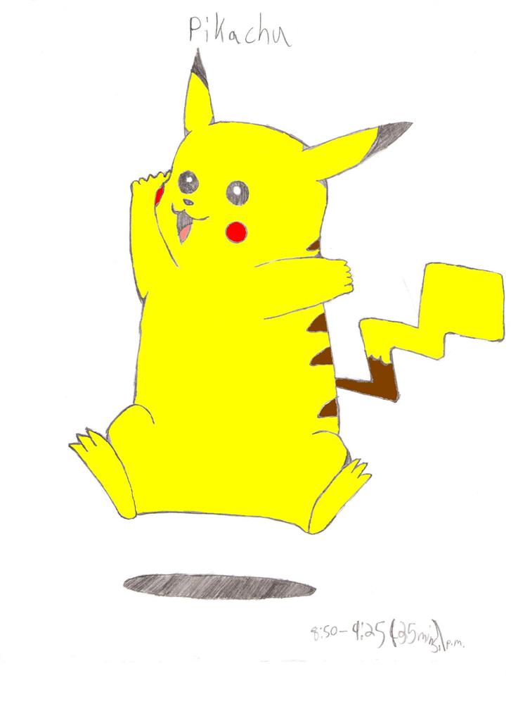 Happy Pikachu(MScolored) by Setofan93