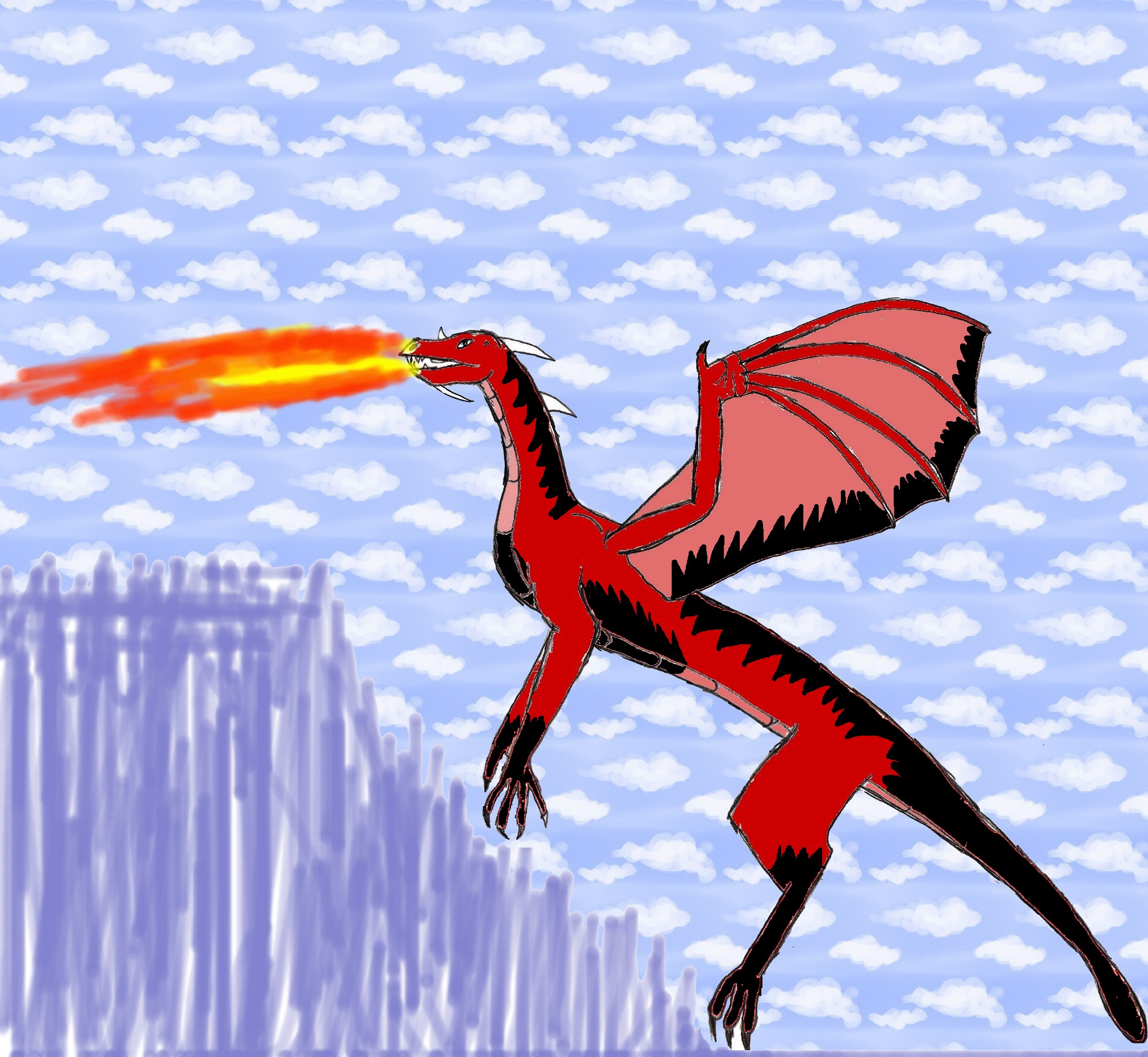 dragon for Fluffy by Setofan93