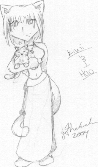 Kiwi and Hao by SgtNeko-chan