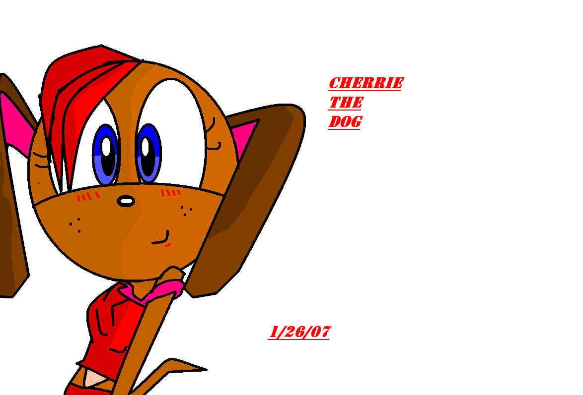 Cherrie the dog by Shademaster12345