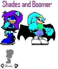 Shades and Boomer by Shades_the_Hedgehog