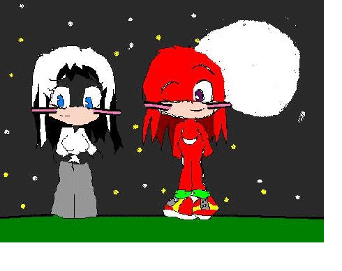 Sonya and Knux *request Craz* by Shades_the_Hedgehog