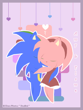 Amy and Flame by Shadikal