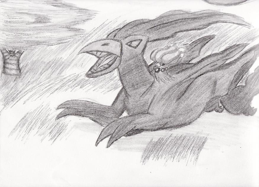Royal Misdreavus ridig the royal Dragon of Darkness. by Shadow-Lugia-XD001