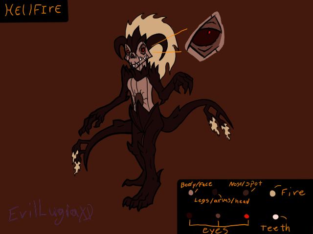 HellFire Full body Reference (beta designed) by Shadow-Lugia-XD001