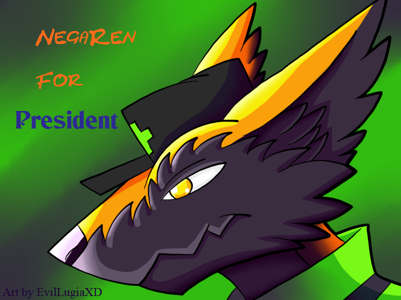 NegaRen for President! by Shadow-Lugia-XD001