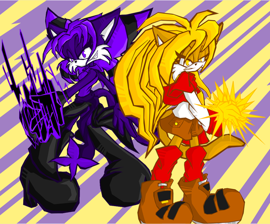 Lumi & Valkyrie (Sonic Battle Style) by Shadow-Phantasm