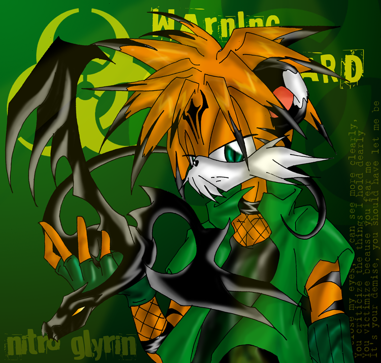 Biohazard--Nitro the tiger & D'arc by Shadow-Phantasm