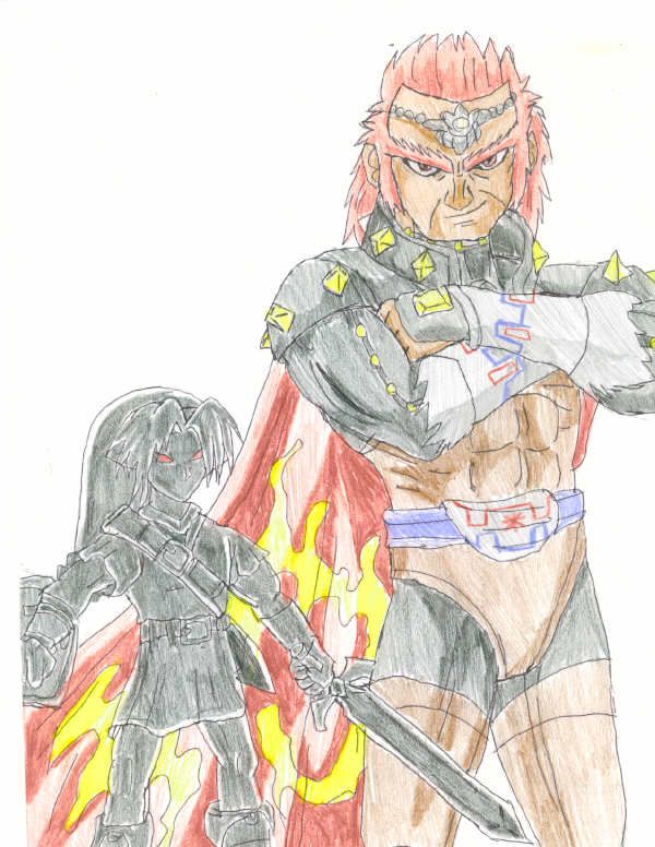 The Gerudo King and The Dark Doppleganger by Shadow-wolf