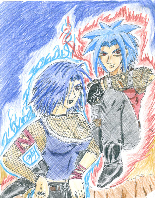 Ryokay and Vega by Shadow-wolf