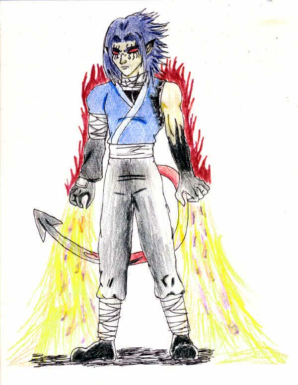 Dean Oni form concept by Shadow-wolf