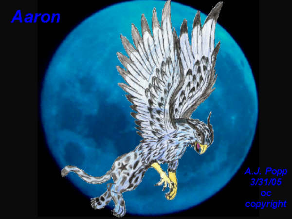 Snow Griffin: Aaron (Moon Background by Shadow