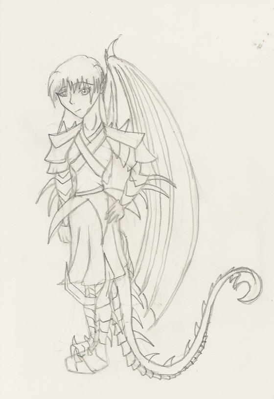 Dragon girl by ShadowDragon2