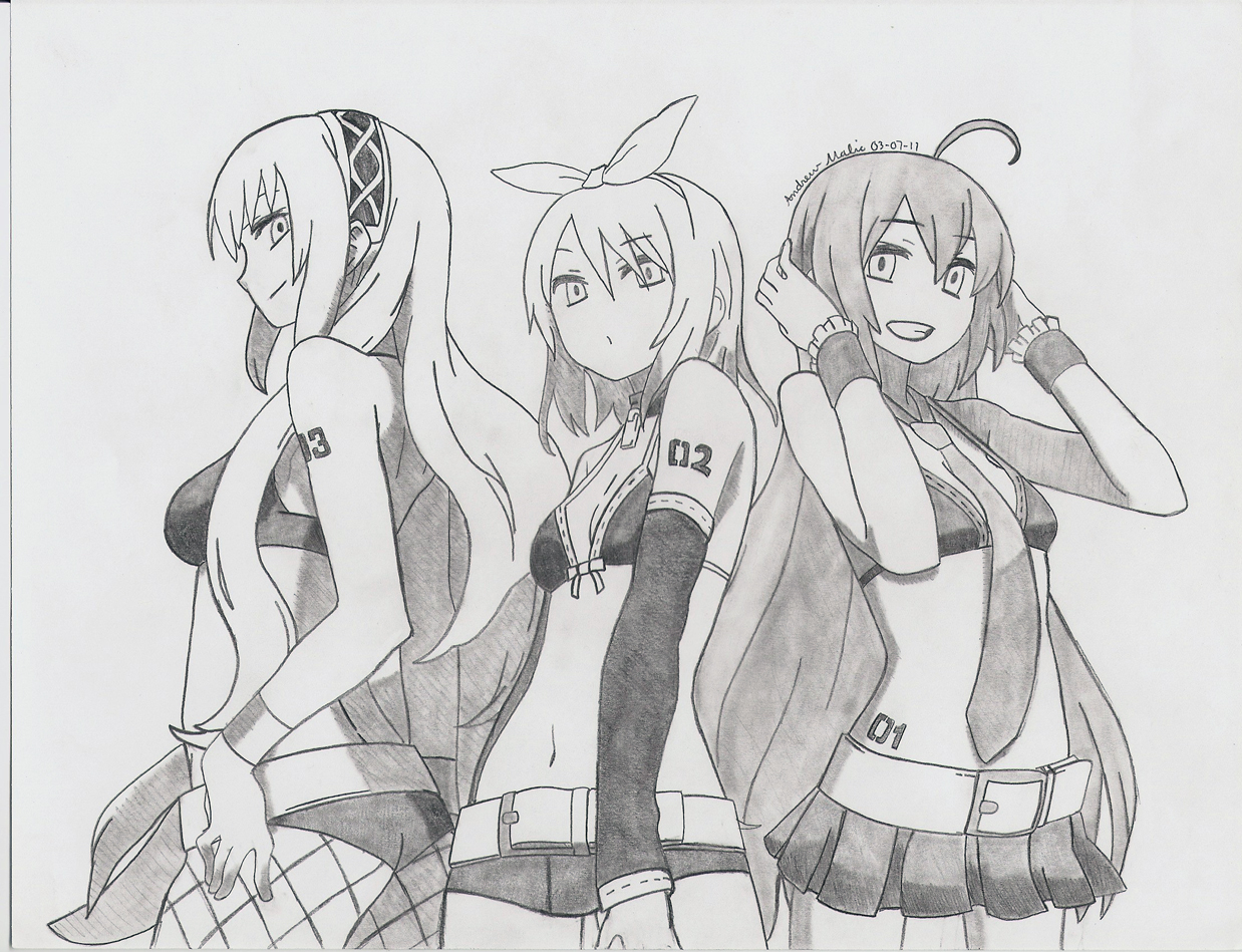 The Vocaloid Girls by ShadowFalcon