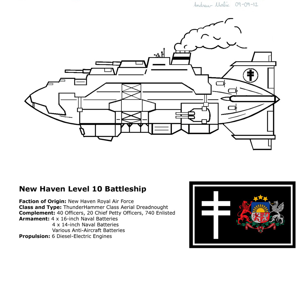 New Haven Battleship Concept by ShadowFalcon