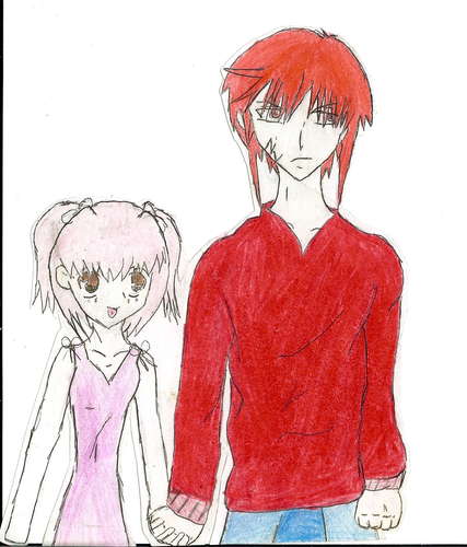 Zeke and Shamia holding hands! by ShadowGuarderForever
