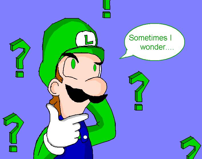 Wondering Luigi by ShadowLink_350