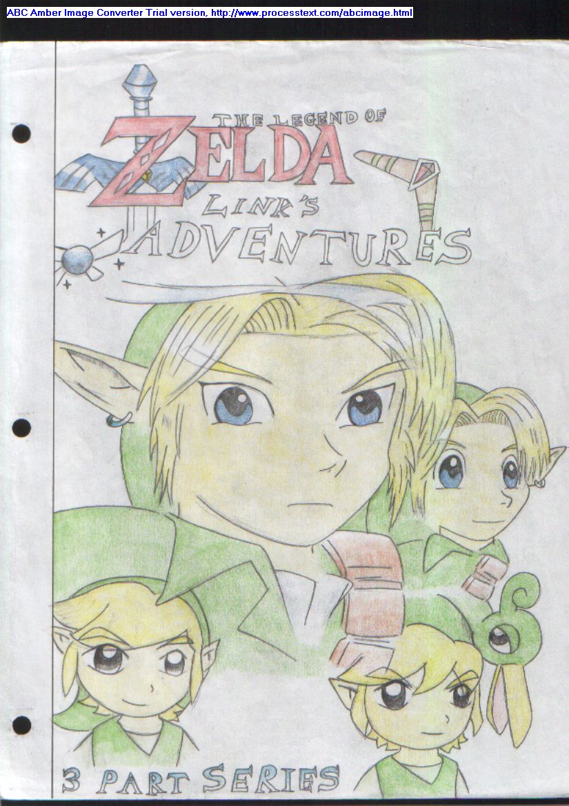 Legend of Zelda: Link's Adventures (Comic series cover) by ShadowLink_350