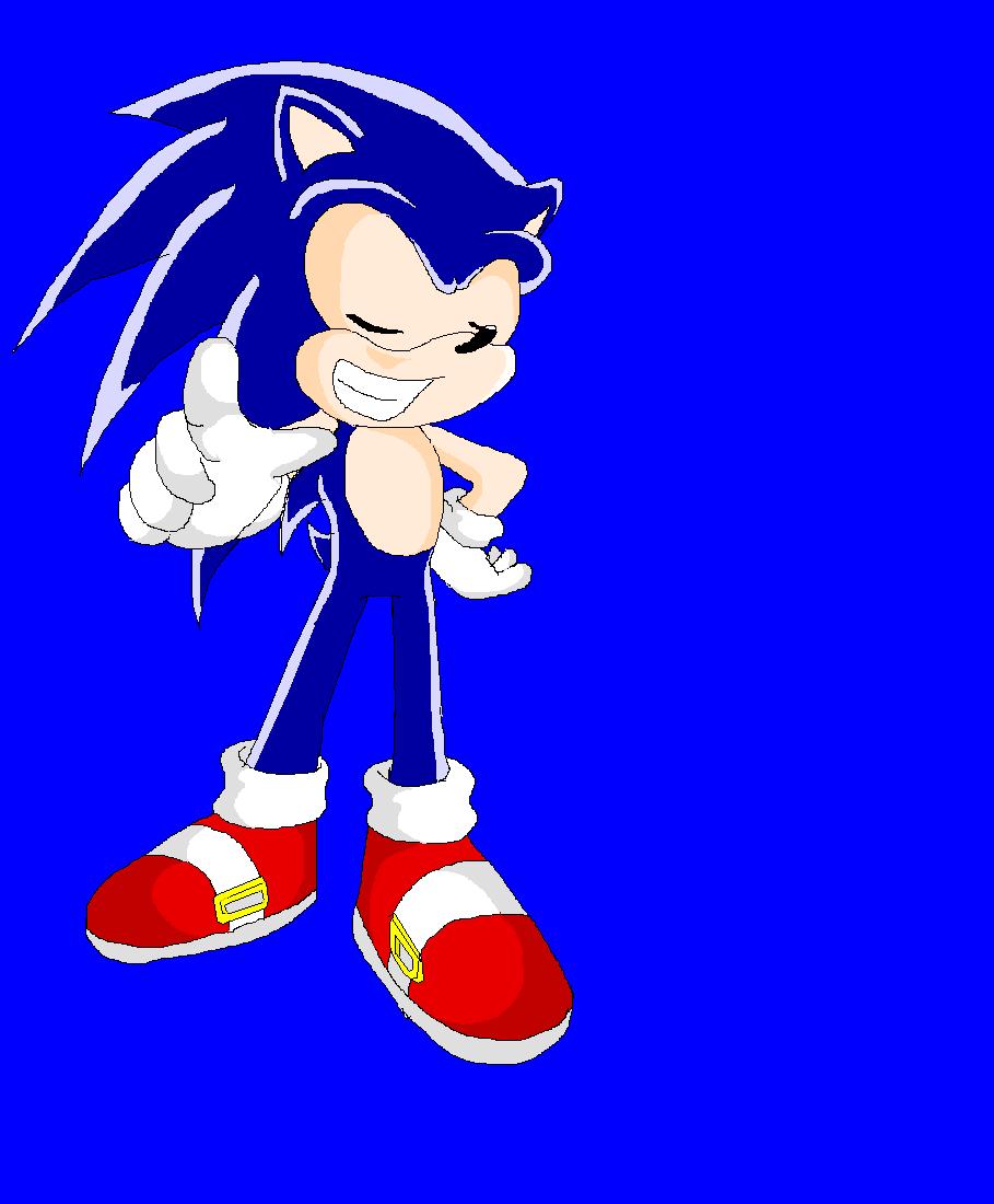 Confident Sonic by ShadowLink_350