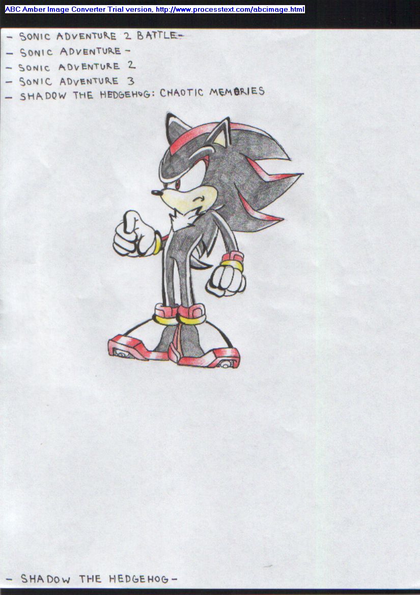 Shadow the Hedgehog by ShadowLink_350
