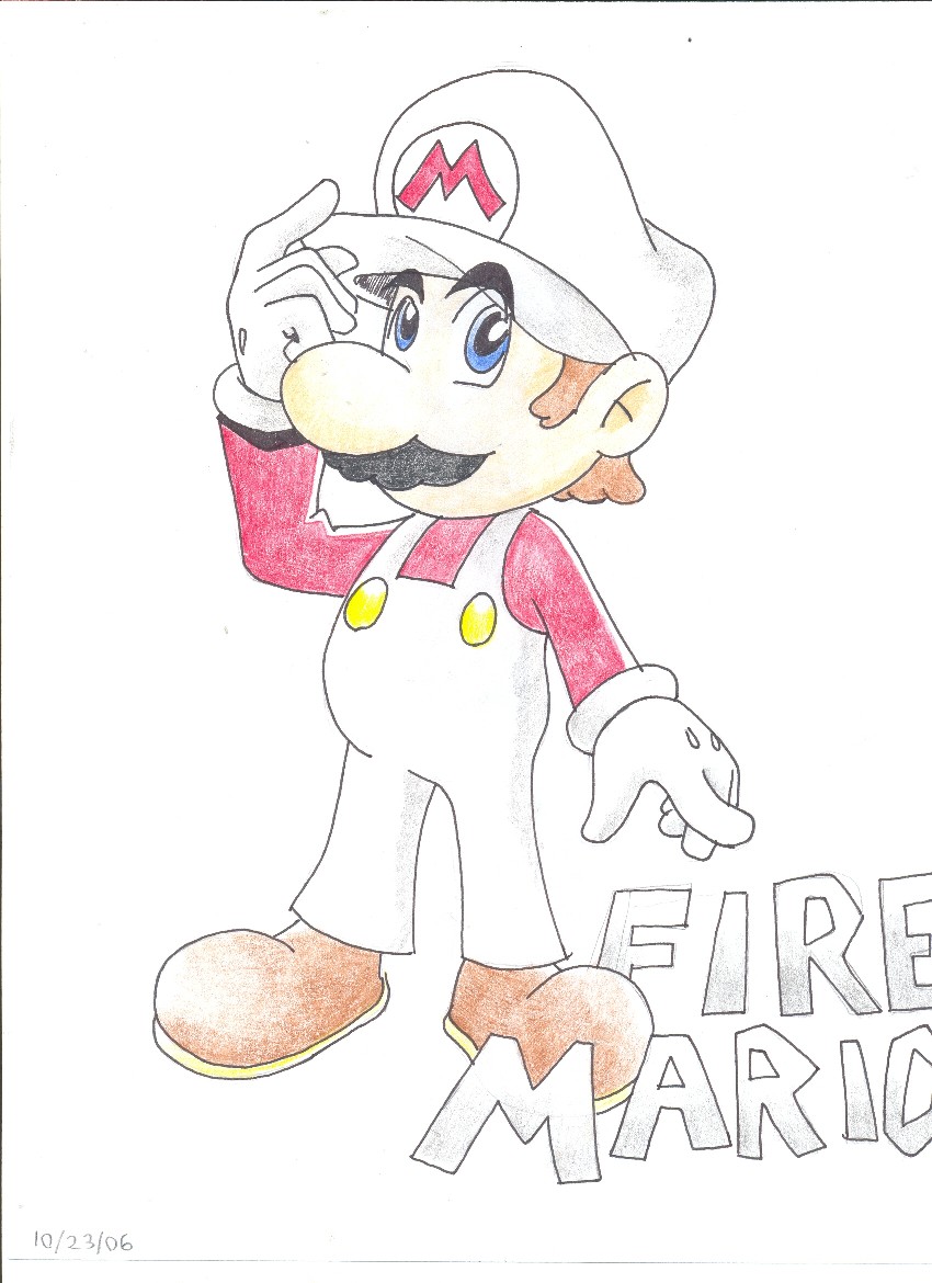 Fire Mario by ShadowLink_350