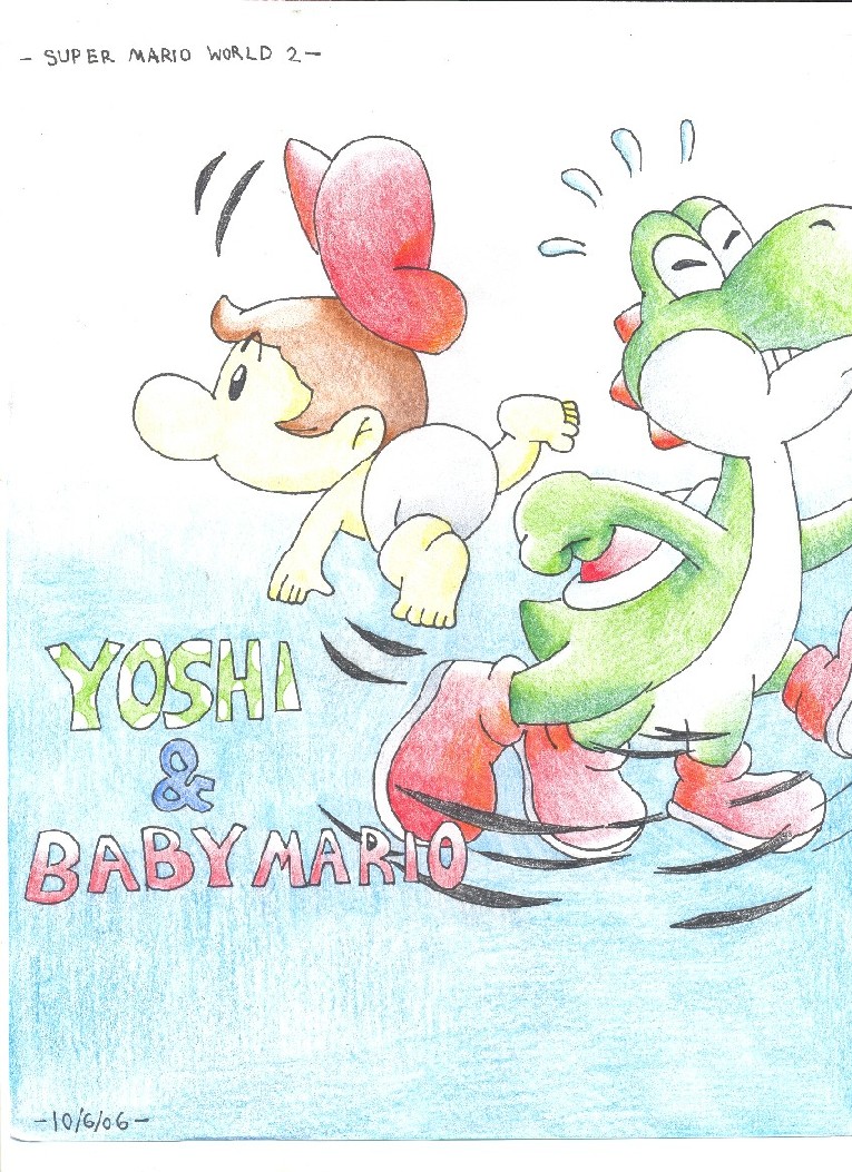 Yoshi &amp; Baby Mario by ShadowLink_350