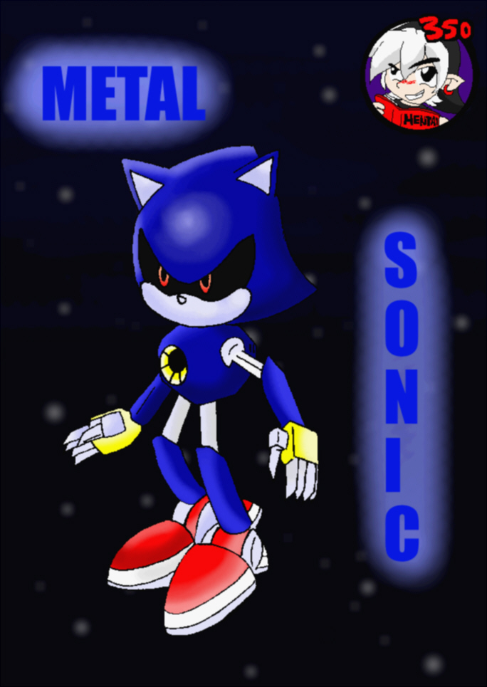 Metal Sonic (colored) by ShadowLink_350