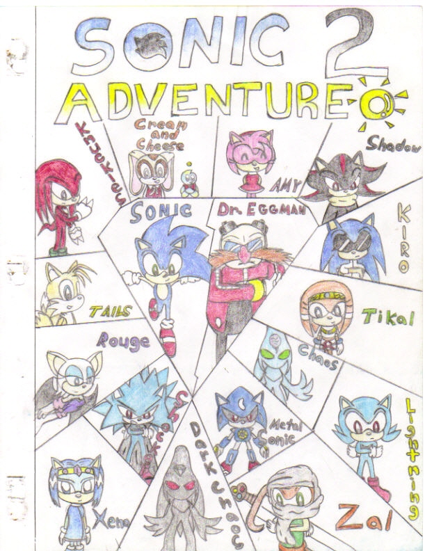 Sonic Adventure 2 Cover by ShadowLink_350