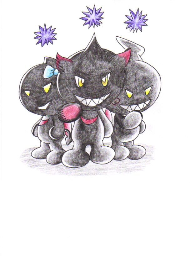 Demon Chao Triplets by ShadowLink_350