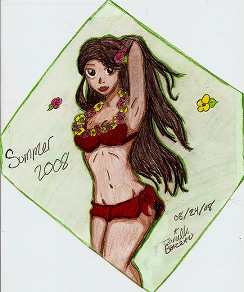 colored hawiian girl by ShadowMagic