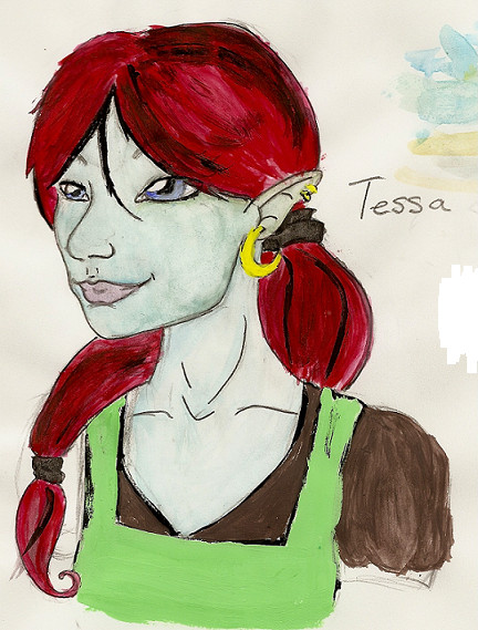Tessa the Bar Maid by ShadowMagic