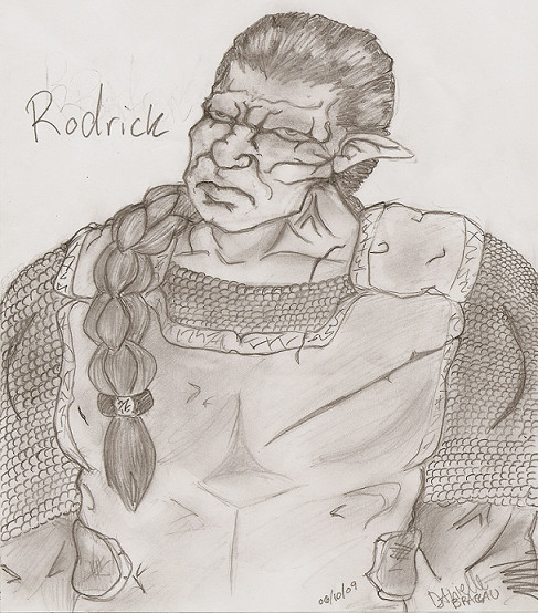 Rodrick the Orc Prince by ShadowMagic