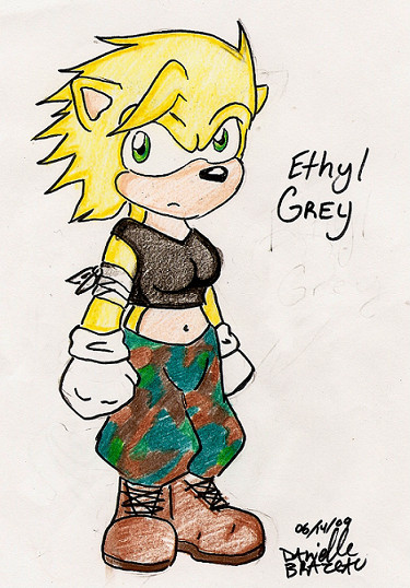 Hedgehog Ethyl Grey by ShadowMagic
