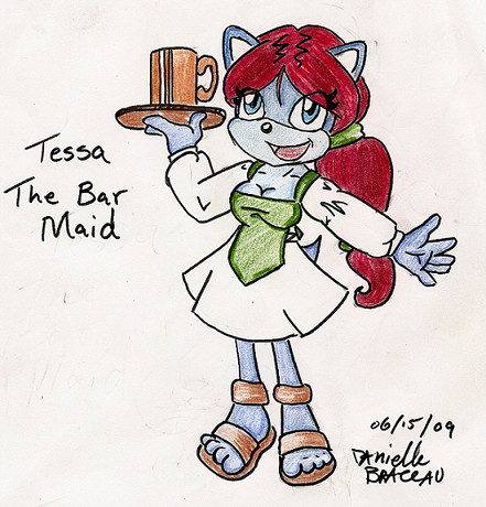 Tessa the Bar Maid by ShadowMagic