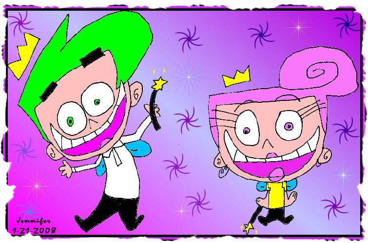 Cosmo and Wanda from Fairy Odd Parents by ShadowPrincess1982